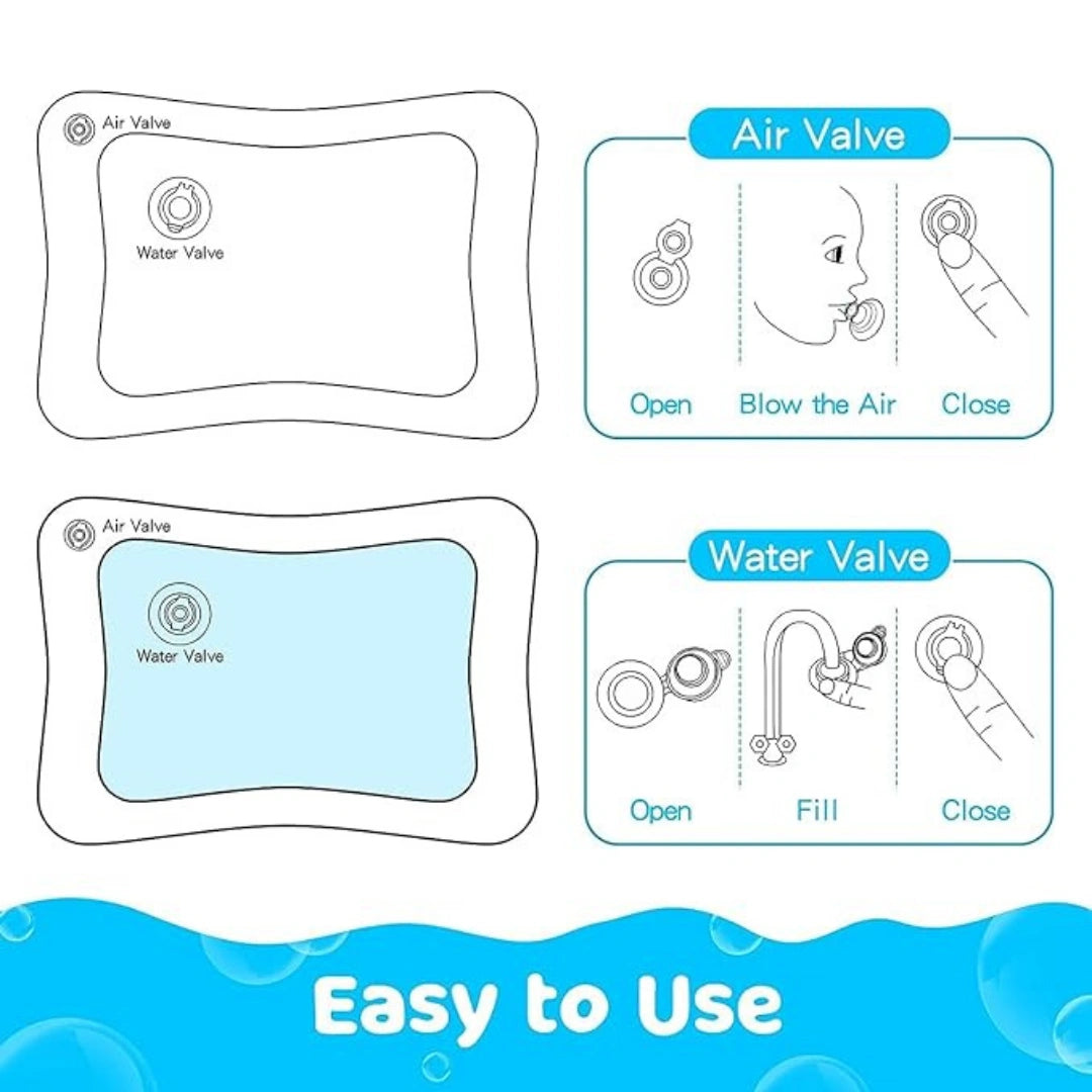 Inflatable Water Play Mat for Tummy Time