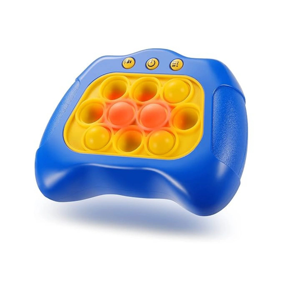 Speed Push Game Machine - Fidget Console, Music Whack-A-Mole Handheld Game, Stress-Relief Fidget Toy, Bubble Poppers for Autism Relief, Party Games, Fun for Family and Friends