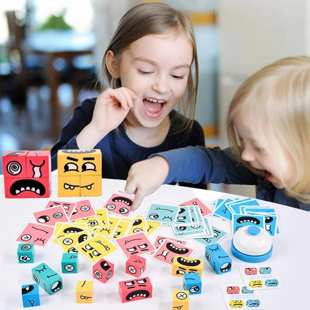 Emoji Cube Face Transformation Game for Kids