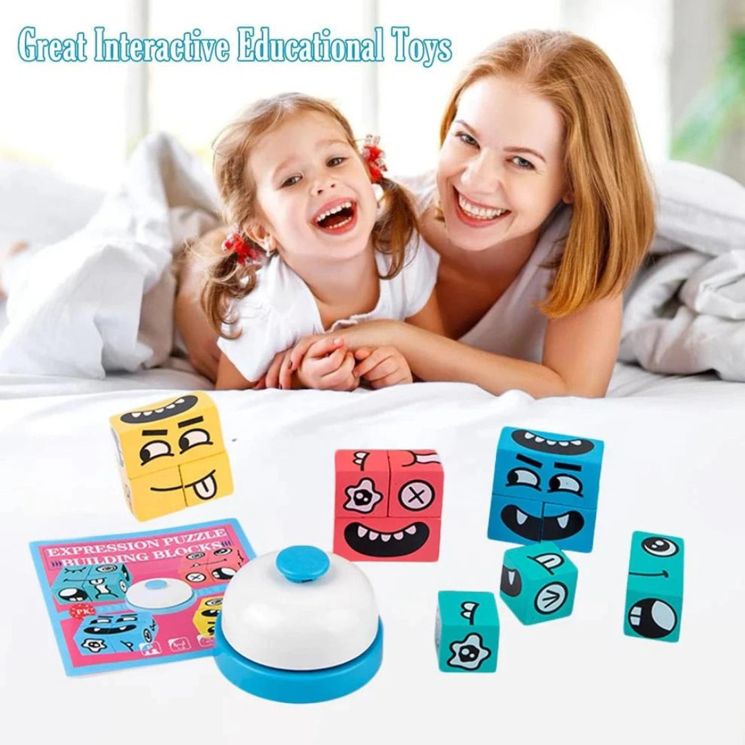 Emoji Cube Face Transformation Game for Kids