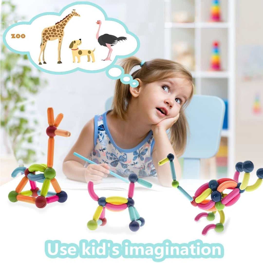 Magnetic Sticks Building Blocks For Children